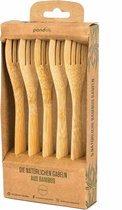 Fourchettes en Bamboe Pandoo - 5 pièces - Écologiques - Couverts réutilisables - Passent au lave-vaisselle