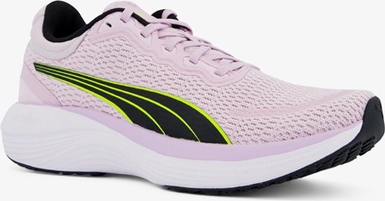 PUMA Scend Pro Unisex Sportschoenen - Grape Mist-PUMA Black-Lime Pow - Maat 38