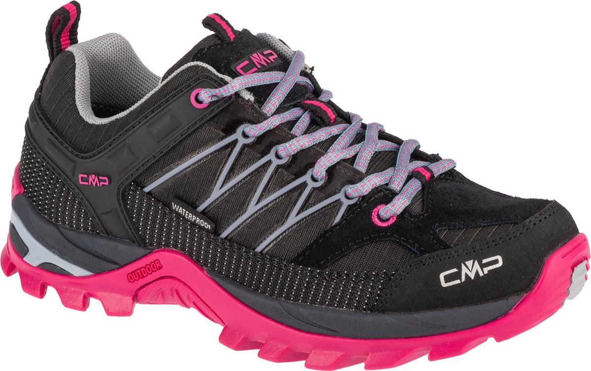 Cmp Rigel Low Wp 3q54456 Wandelschoenen Vrouw Antracite / Fuxia