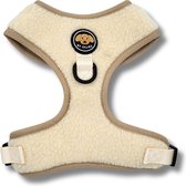 By Ollies hondentuig - Maat M – Teddy beige – Nek: 39 – 51 cm, Borst: 46 – 61 cm