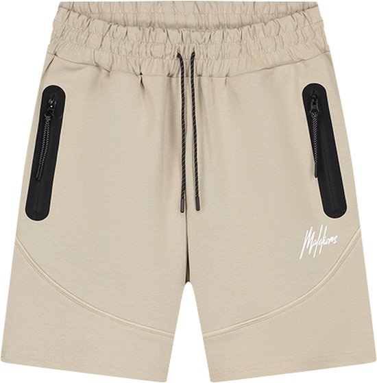 Malelions Sport Counter Short Taupe Maat XXL