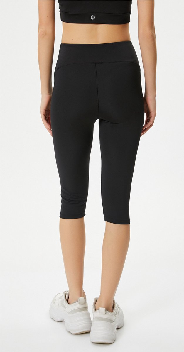 Dames Sport Capri Legging / Zwart /maat XS — afbeelding 3