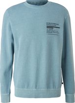 Qs Men-Heren sweater--98D0 Grey / Bla-Maat XL