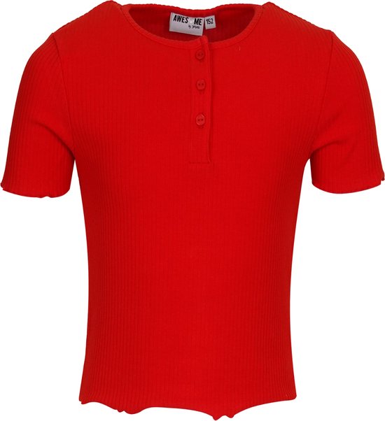 T-shirt--Rouge vif-Non applicable