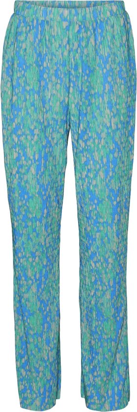 Vero Moda Broek Vmcary Fiona Hw Pant Jrs 10304356 Ibiza Blue/fiona Dames Maat - L