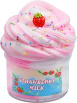 Cleana - Strawberry Milk Slijm - Slijm Pot - Slijm Voor Kinderen