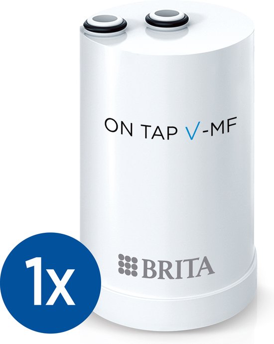 BRITA ON TAP V-filter - 1 filter (600L) - Puur drinkwater, vermindert bacteriën, chloor & lood - BRITA