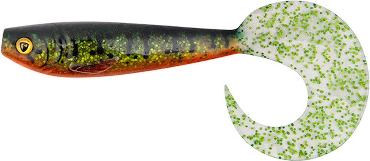 Fox Rage Pro Grub Ultra UV 10cm - Kleur : UV Lemon Tiger