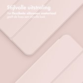 Accezz Tablet Hoes Geschikt voor Samsung Galaxy Tab A9 Plus - Accezz Smart Silicone Bookcase - Roze