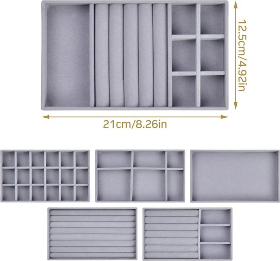 Elegante Sieradendoosjesset Van Keramiek - 3 Sieradendoosjes Voor Het Opbergen Van Ringen Oorbellen Kettingen En Accessoires