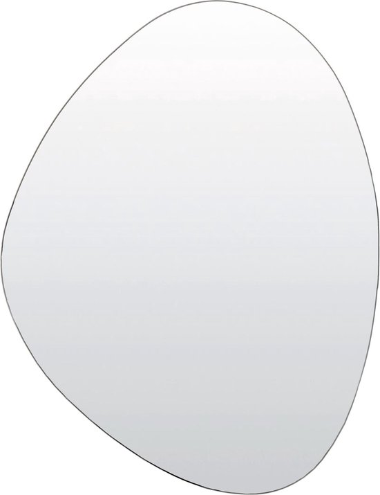 Miroir Luqaza Eevi - Argent - 50x1x65cm - Moderne