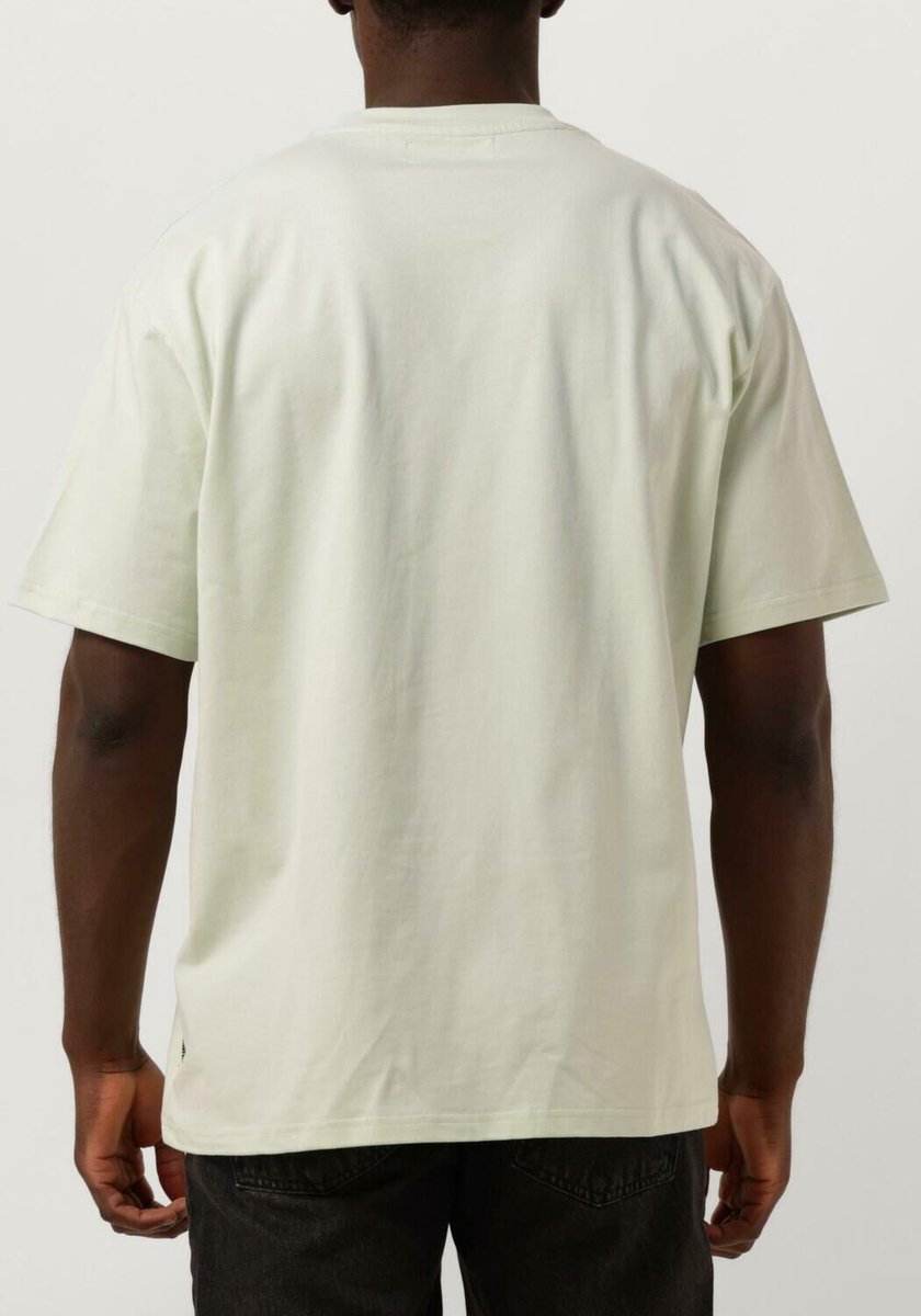 Woodbird Wbbaine Base Tee Polo's & T-shirts Heren - Polo shirt - Mint - Maat M