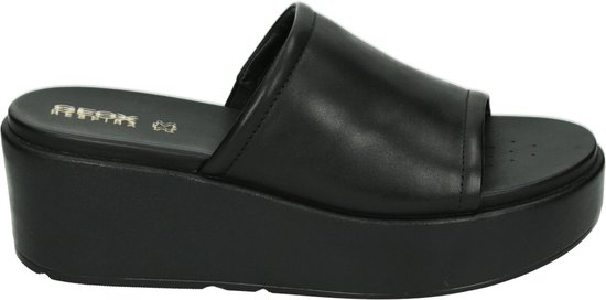 Geox D45M1C - Dames slippers - Kleur: Zwart - Maat: 38