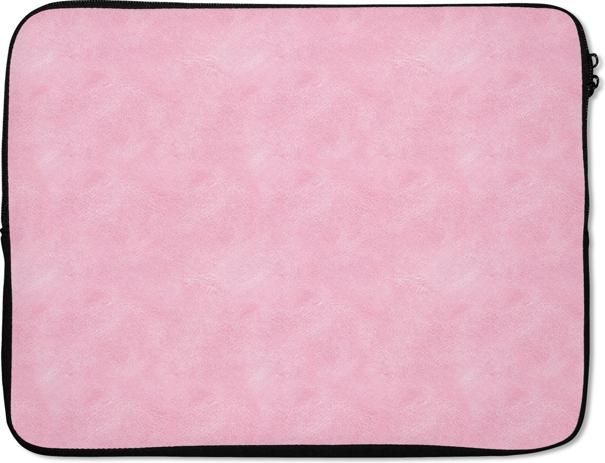 Laptophoes - Roze - Leer print - Laptop - Laptopaccesoires - 17 Inch - Laptopcase