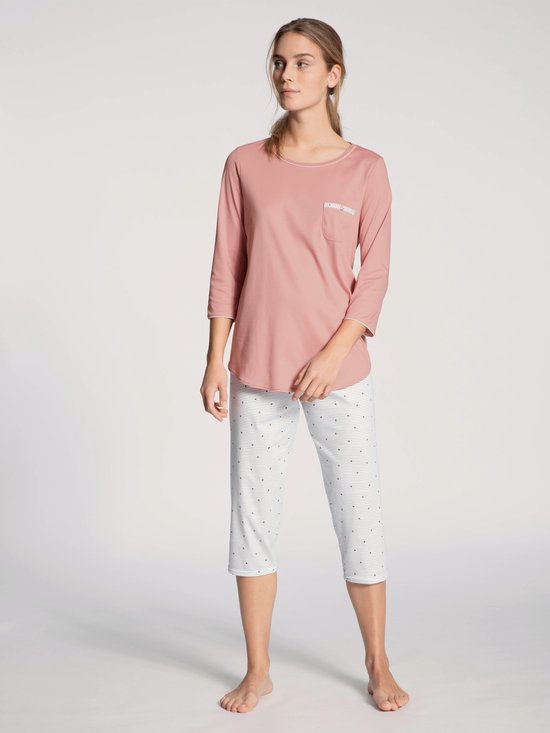 CALIDA-Sweet Dreams-Vrouwen-Pyjama lange broek-Roze-Maat-40-42