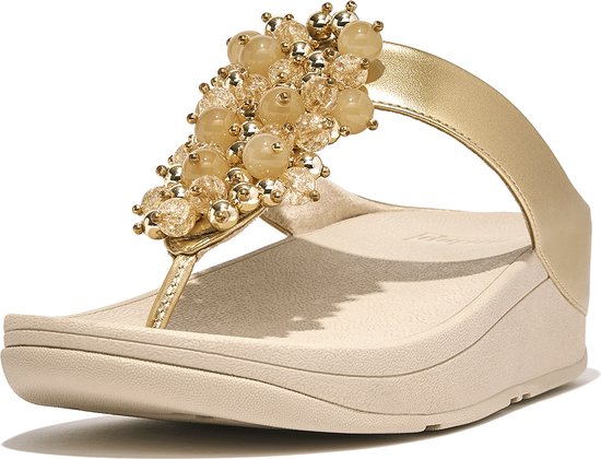 FitFlop Fino Bauble-Bead Toe-Post Sandals