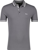 Hugo Boss poloshirt korte mouw grijs