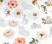 Stickerset Pure and White Forest 46 stuks Winter stickers