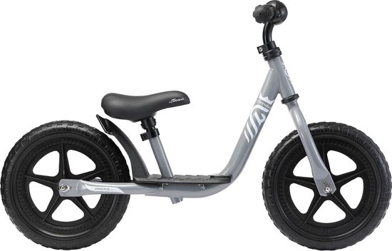 Foto: L wenrad loopfiets met staplank 12 inch grijs