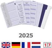 Kalpa 6336-25 Pocket Binder Inleg Jaardoos EN FR DE NL 2025