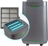 Bol.com Air Essence - Luchtreiniger 60m2 Niet-slijtbaar grafeen filter UVC sterilisator grijs aanbieding