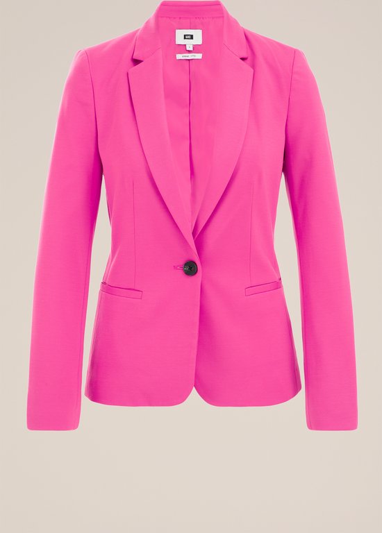 WE Fashion Dames getailleerde jersey stretch blazer