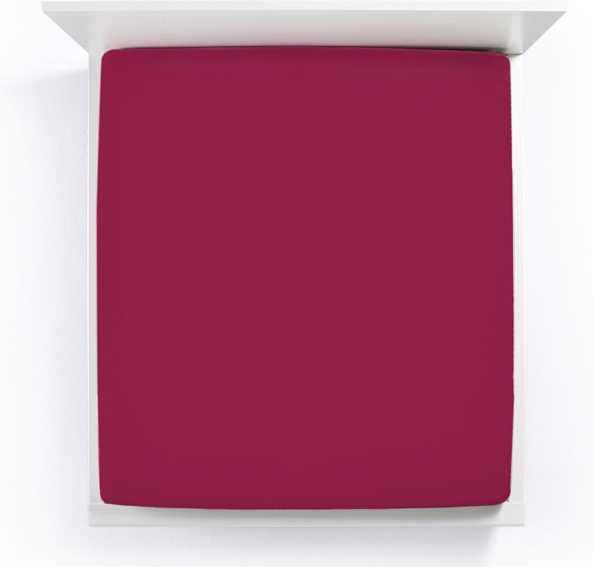 Hoeslaken Bella Donna Jersey Alto 120-130x200-220 cm (bordeaux 0030)