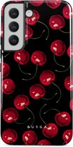 BURGA Telefoonhoesje voor Samsung Galaxy S22 - Schokbestendige Hardcase Hoesje - Cherrybomb