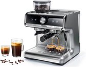 Momentum® - Automatische Espresso Koffiezetapparaat - Pistonmachine - Koffiemachine - Espressomachine - Melkopschuimer - 20 Bar - Heet Water en Stoom - RVS Premium Build