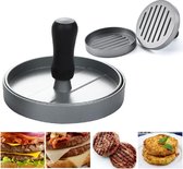 Burgerpers - Aluminium anti-aanbak-patty-model voor de bereiding van veganistische burgers vleesburgers BBQ Essentials BBQ-grill verkrijgbaar