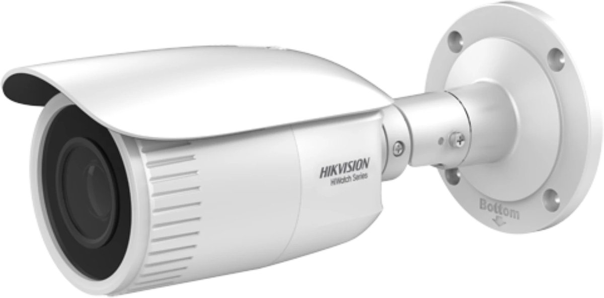 Hikvision HWI-B640H-Z HiWatch Full HD 4MP buiten bullet met IR nachtzicht, gemotoriseerde varifocale lens, microSD, 120dB WDR en PoE
