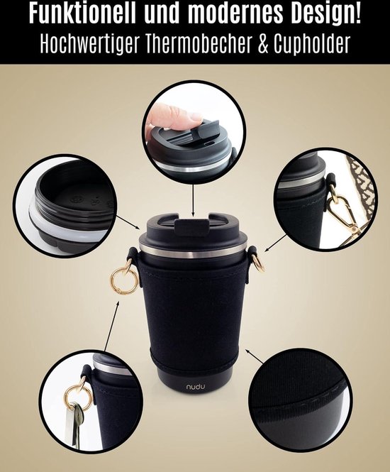 Handsfree wandelen met de bekerhouder van Dooky