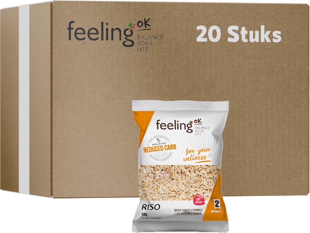 Feeling OK | Rijst Optimize | 20 stuks | 20 x 100 gram