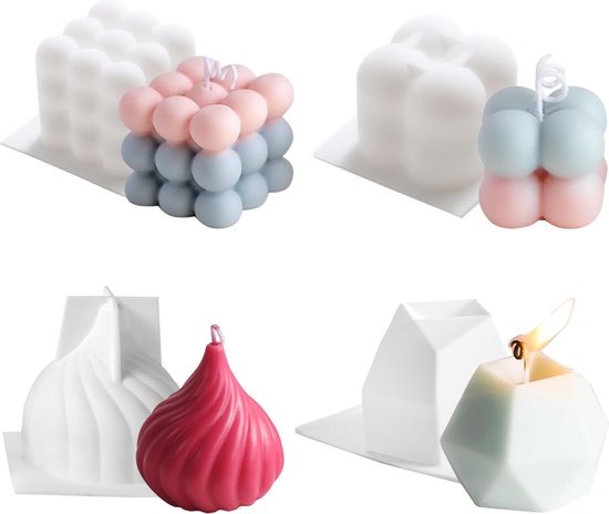 Moule Silicone Fleur 3d Yeory Moule, Moules De Bougies 3D, Moules En Forme De Silicone En Forme Moule Bougie Silicone