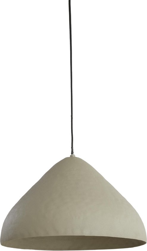Light & Living Hanglamp Elimo - Grijs - Ø40cm - Modern - Hanglampen Eetkamer, Slaapkamer, Woonkamer