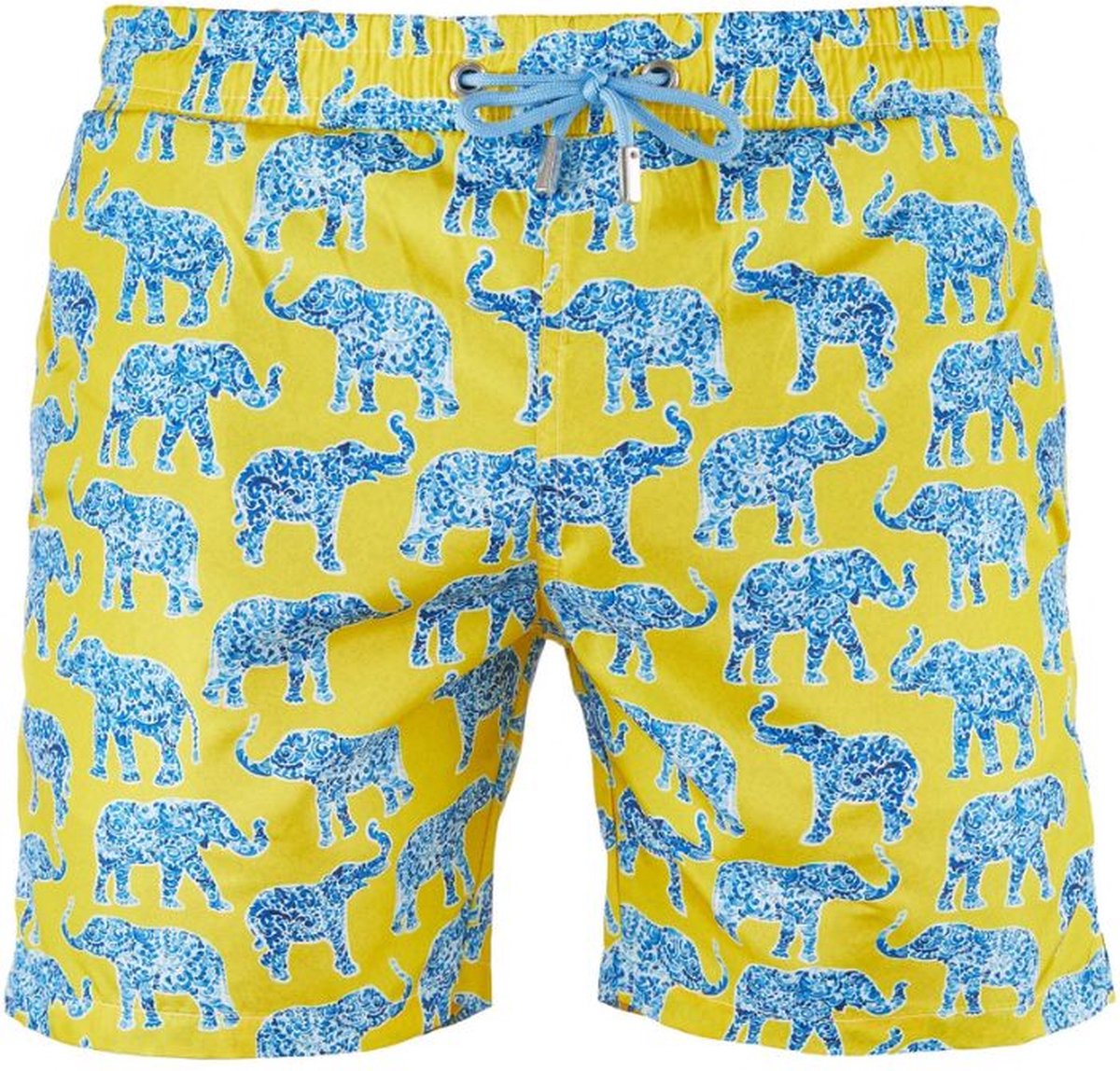 Moustard London Heren Zwembroek Olifanten Print – Zwemshort Sneldrogend – Strand & Vakantie – Maat S t/m XL