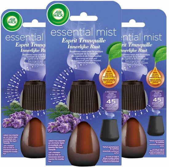 Foto: 3x air wick essential mist navulling innerlijke rust 20 ml