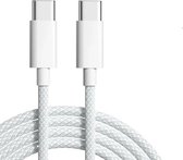 Iphone 15 kabel 1M - Oplader kabel geschikt voor Iphone 15 en Ipad - iPhone oplaadkabel - Type C naar Type C - iPhone lader - Apple laadkabel | Simanti®