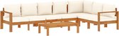 vidaXL-5-delige-Loungeset-met-kussens-massief-acaciahout