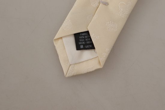 Cravate réglable en soie à imprimé Kroon