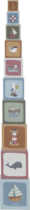 Little Dutch Stapeltoren Karton Sailors Bay - Stapeltoren