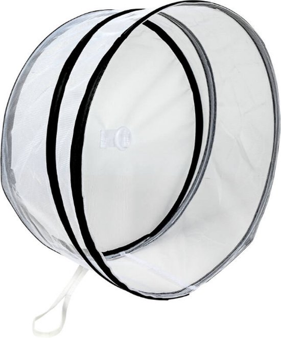 Foodcover Opvouwbaar - Rond - 37 x 15,5 cm - Anti Insecten Cover - Vliegenkap van FOO — afbeelding 2