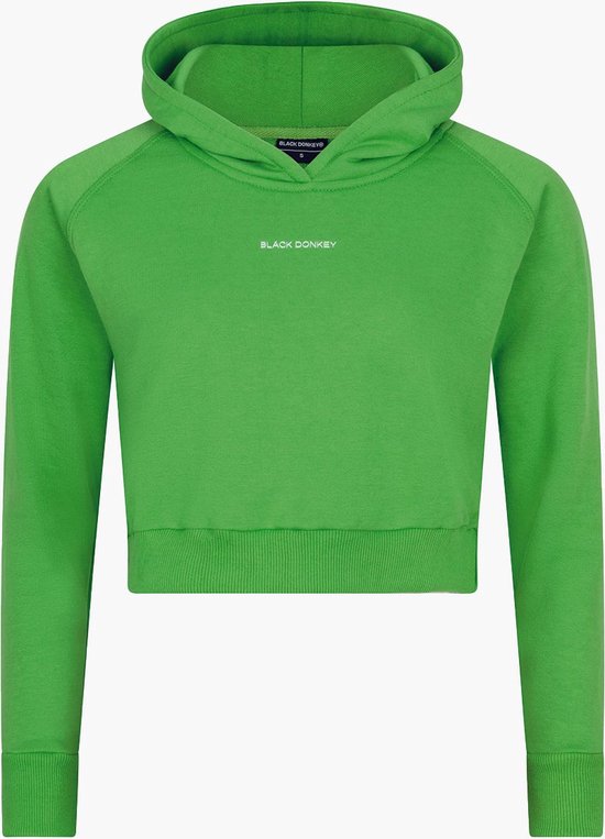 Varsity Crop Sweat à capuche I Vert Menthe