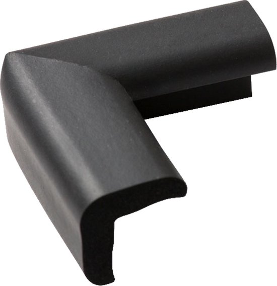 Jippie's - Tafelhoekjes foam - 4 stuks - Zwart