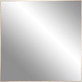 Jersey Spiegel- met messing look frame -60x60 cm