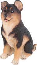 Duitse Herder Pup zittend - Hamac - Tuinbeeld