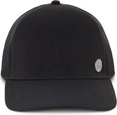 Hassing1894 model MAGNUM BLACK - cap – geconstrueerde cap - zwart - verstelbare pet – lichtgewicht klep – logo-badge - trendy - stijlvol - modieus – sportief - het hele jaar door