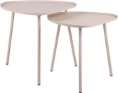 Leitmotiv Table d'appoint Boaz Large - Grijs - 54x49,5x49cm - Moderne