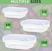 Voedselopbergcontainers - Set of Glass Food Storage Containers