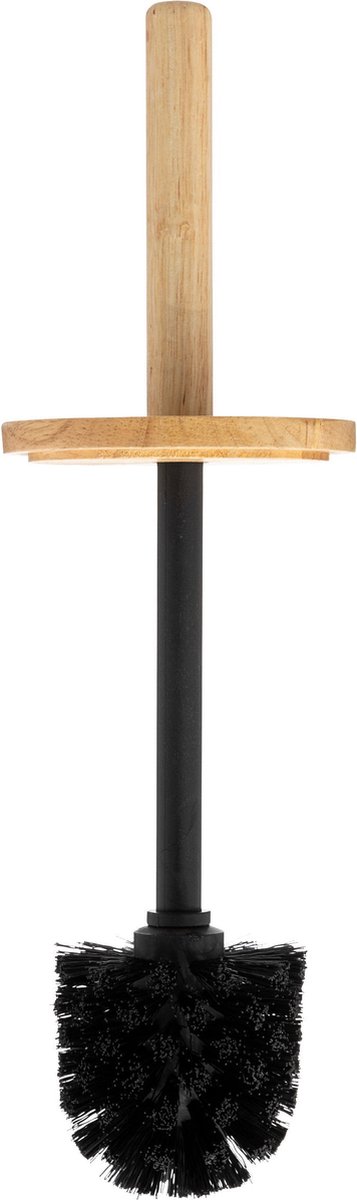 5Five Léa Toiletborstel in houder Ø10xH38cm - Zwart